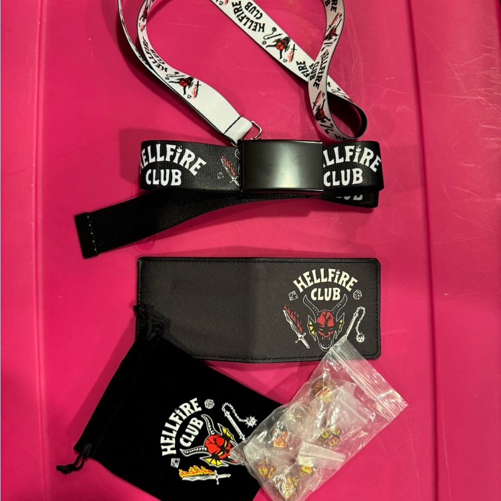 Hellfire Club Belt and Wallet Set